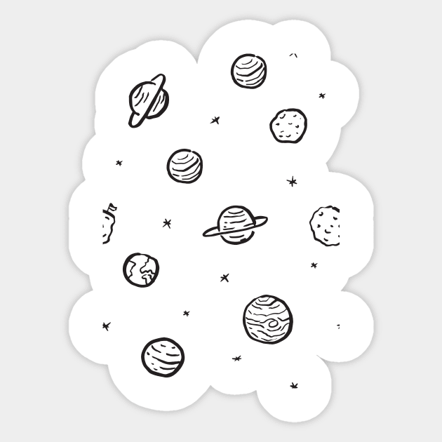 Planets Sticker by astronaut